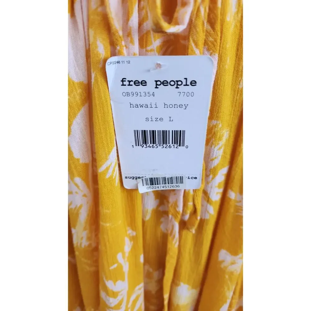 Sleeveless Floral Yellow Summer Maxi Dress - Picture 8 of 12